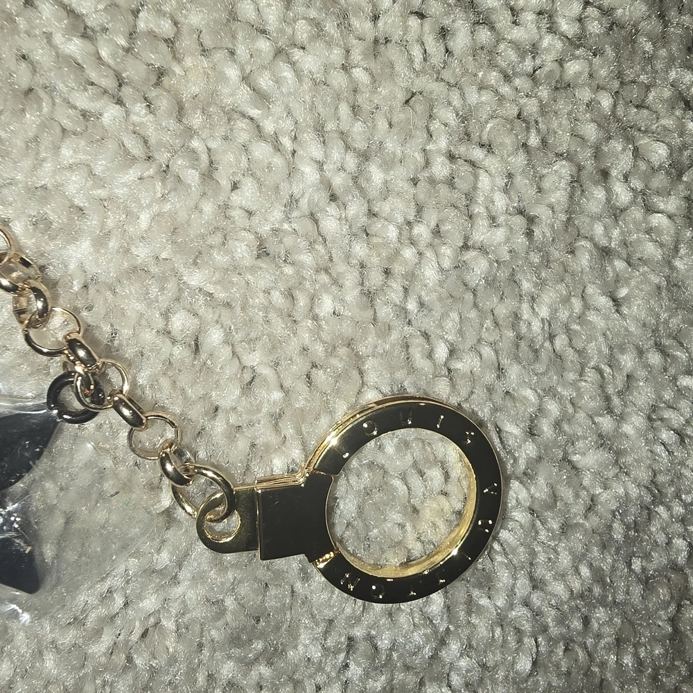 LV Gold and Silver Charm Keychain - Picture 5 of 11